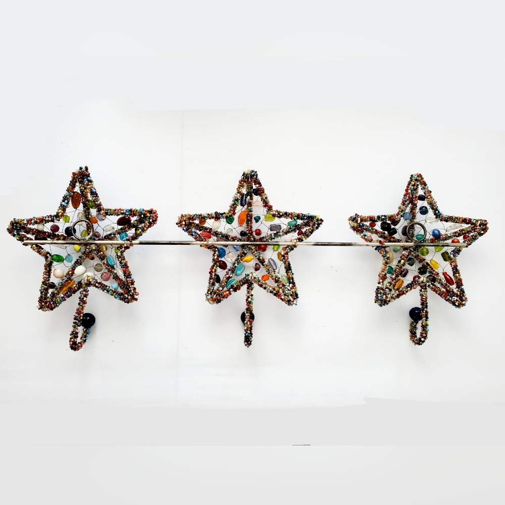 Beaded Stars Coat Rack - Picture 3 of 3